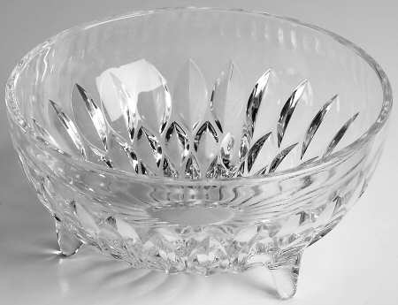 Althea (Cut) 7" Footed Bowl by Gorham Crystal