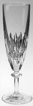 Althea (Cut) Fluted Champagne by Gorham Crystal
