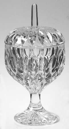 Althea (Cut) Small Candy Jar & Lid