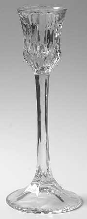 Althea (Cut) Tall Single Light Candlestick by Gorham Crystal