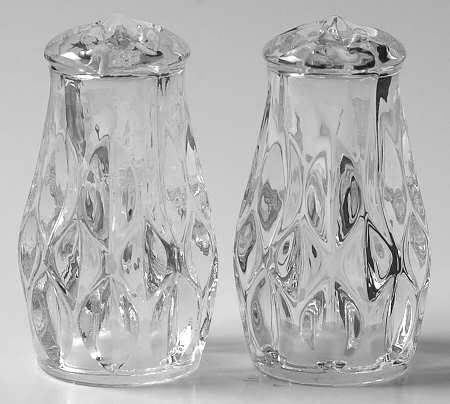 Althea (Cut) Stoppered Shaker Set by Gorham Crystal