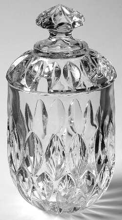 Althea (Cut) Marmalade & Lid by Gorham Crystal