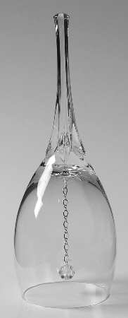 Andante (No Trim) Bell Made From Wine Glass