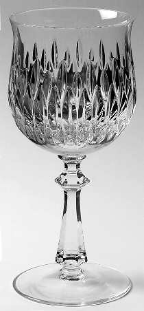 Ariana Clear (Older, Cut) Wine Glass