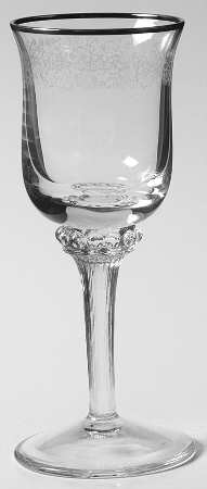 Bridal Bouquet Cordial Glass