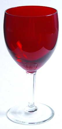 Cabachon Ruby Wine Glass