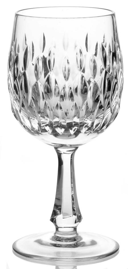 Chantilly (Vertical Cuts) Wine Glass