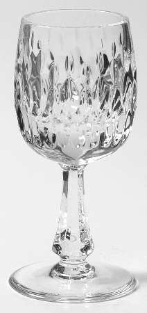 Chantilly (Vertical Cuts) Cordial Glass