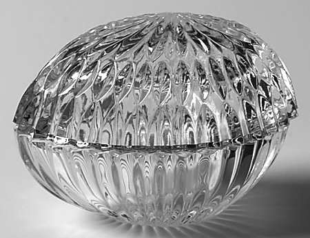 Chantilly (Vertical Cuts) Small Egg Box & Lid