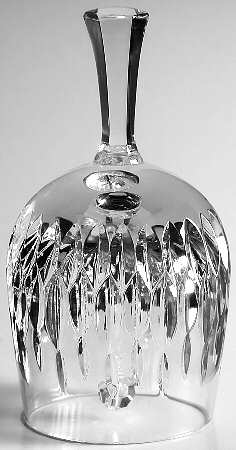 Chantilly (Vertical Cuts) Bell Made From Goblet