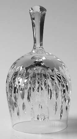Chantilly (Vertical Cuts) Bell Made From Wine Glass