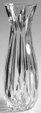 Chantilly (Vertical Cuts) 10" Flower Vase