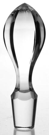 Cherrywood Clear Stopper for Emerald Green Decanter