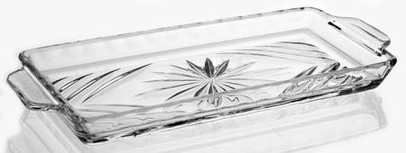 Cherrywood Clear 1/4 Pound Butter Dish, No Lid