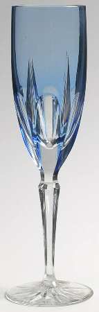 Clermont Blue Fluted Champagne