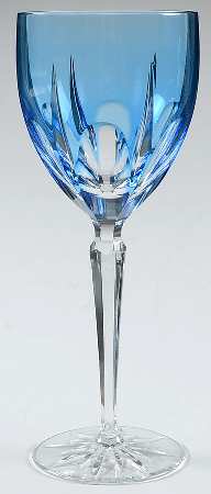 Clermont Blue Wine Glass