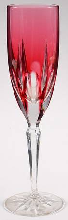 Clermont Ruby Fluted Champagne