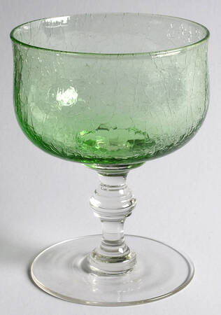 Crystalline Green Champagne/Tall Sherbet