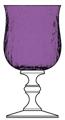 Crystalline Purple by Gorham Crystal