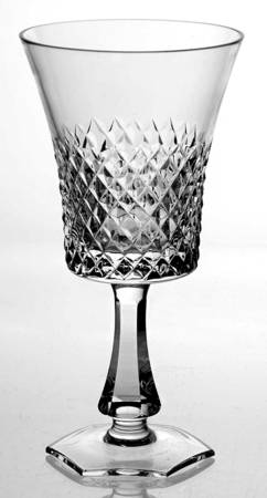 Diamond (Hex Base) Wine Glass