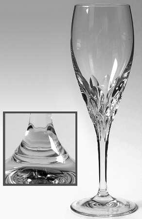 Diamond Clear (Cut, Newer) Fluted Champagne