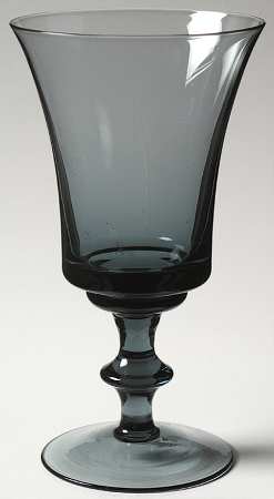 Elegance Smoke (Grey) Water Goblet