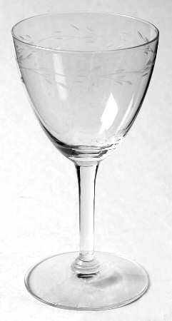 Fontana Wine Glass by Gorham Crystal