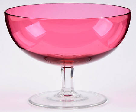 Francine Pink Round Compote (Height X Width)