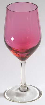 Francine Pink Wine Glass