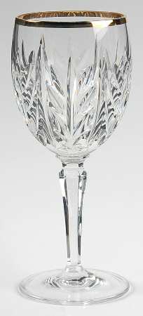 Golden Glenwood Wine Glass