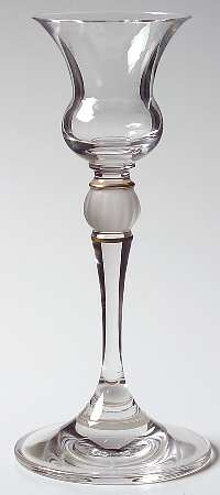 Golden Rondelle 6" Single Light Candlestick