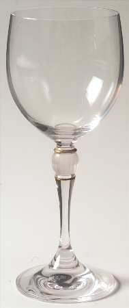 Golden Rondelle Wine Glass