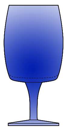 Images Medium Blue by Gorham Crystal