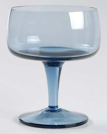 Images Medium Blue Champagne/Tall Sherbet