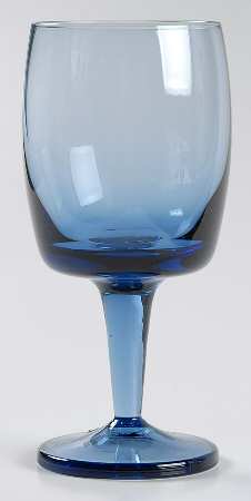 Images Medium Blue Wine Glass