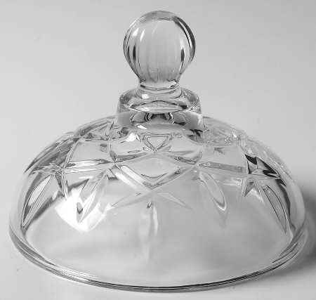Lady Anne Round Biscuit Barrel-Lid