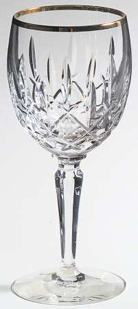Lady Anne Gold Wine Glass
