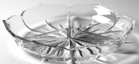 Lotus 11" 3 Part Round Relish