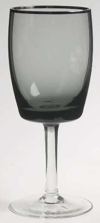 Midnight Mist (Smoke) Wine Glass
