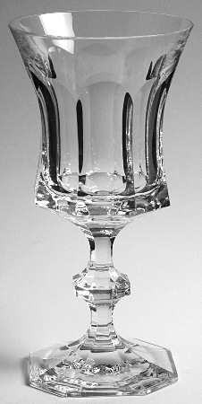 Norfolk Water Goblet by Gorham Crystal