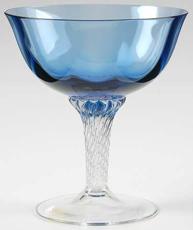 Octette Blue Champagne/Tall Sherbet