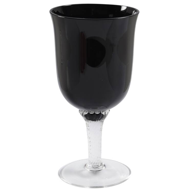 Octette Black Wine Glass
