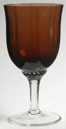 Octette Brown Water Goblet