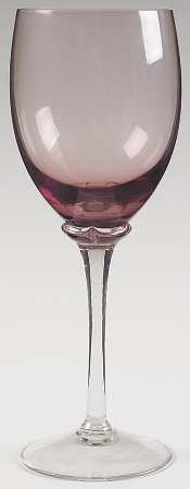 Pastelle Orchid Wine Glass by Gorham Crystal