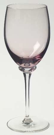 Pastelle Orchid Water Goblet by Gorham Crystal