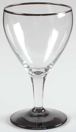 Platinum Smoke Wine Glass
