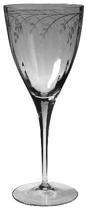 Provender Water Goblet by Gorham Crystal