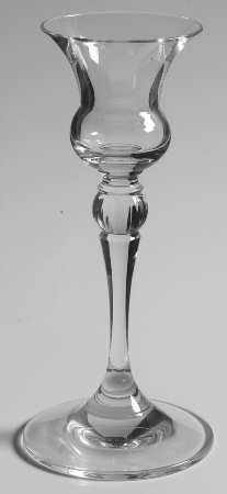 Rondelle (Plain Bowl, No Trim) 6" Single Light Candlestick