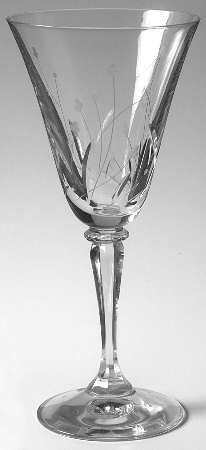 Snow Blossom Wine Glass