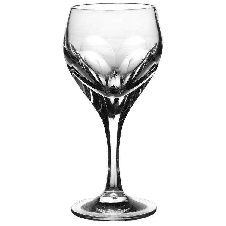 Sonja (Cut Panels) Wine Glass by Gorham Crystal